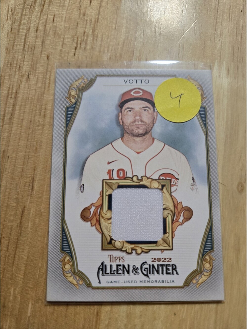 2022 Topps Allen & Ginter - Relics B Joey Votto #AGRB-JVO (MEM)
